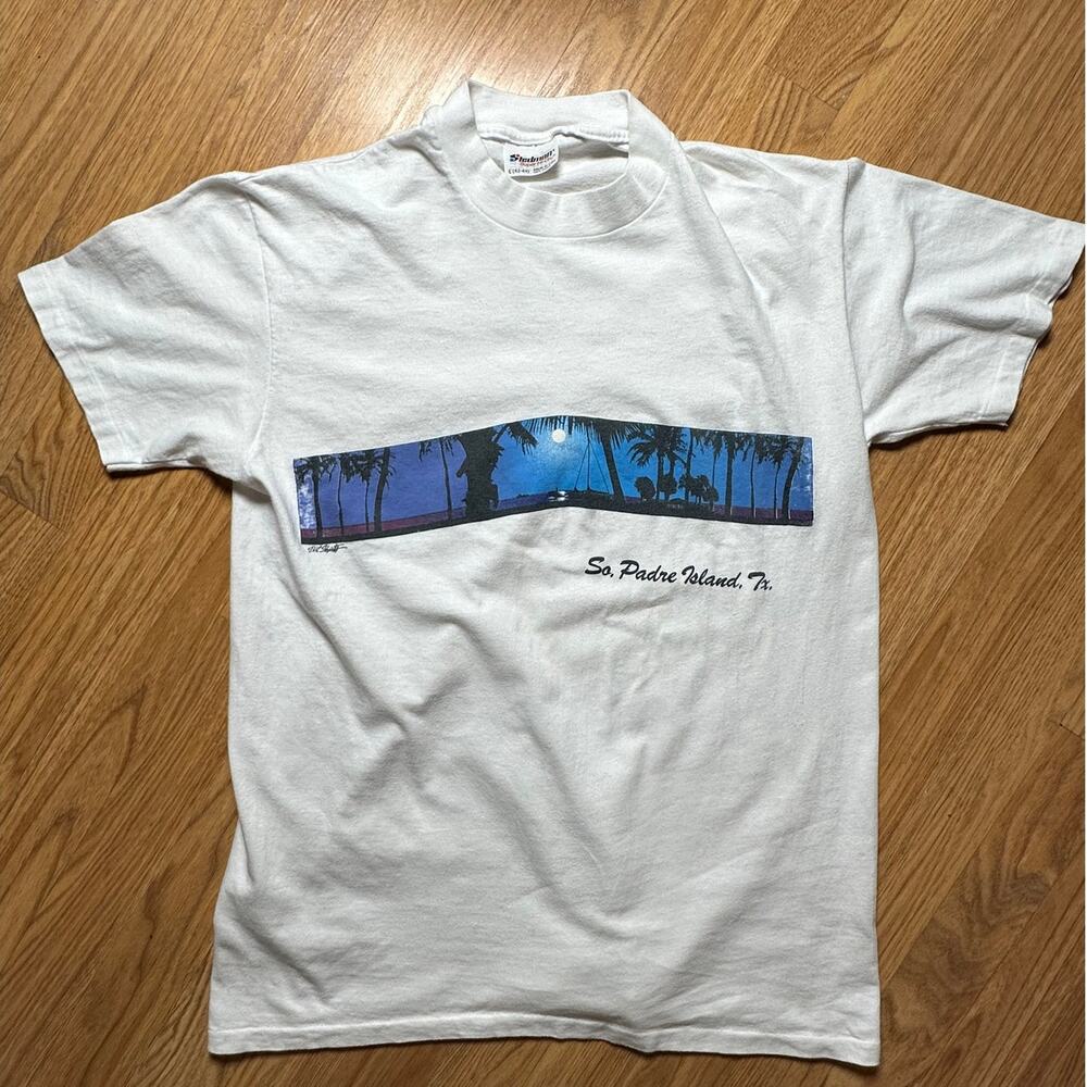 Vintage South Padre Texas Large (42-44) Single Stitch T-shirt